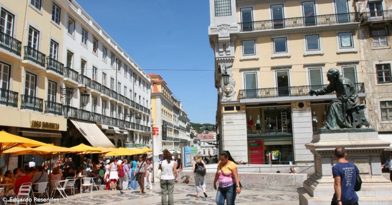 Baixa do Chiado em Lisboa
