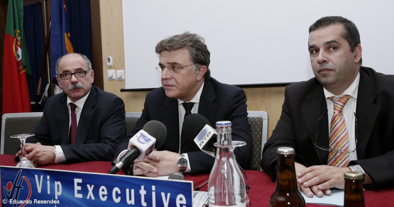 Confer�ncia de imprensa sobre a Melo Abreu