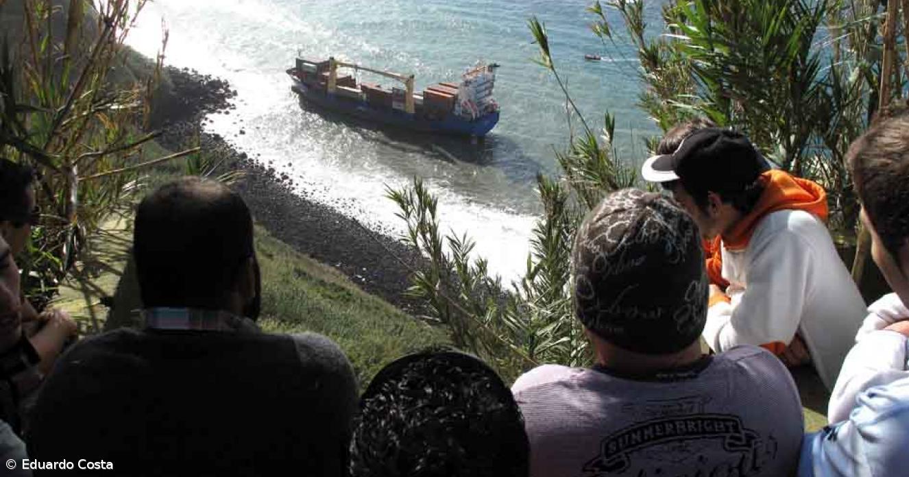 Barco encalhado