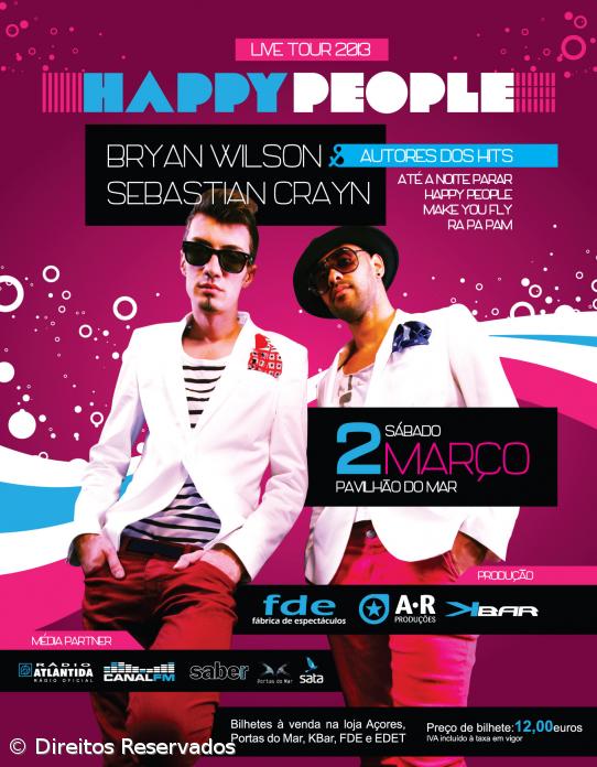 Bryan Wilson & Sebastian Crayn no Pavilhão do Mar