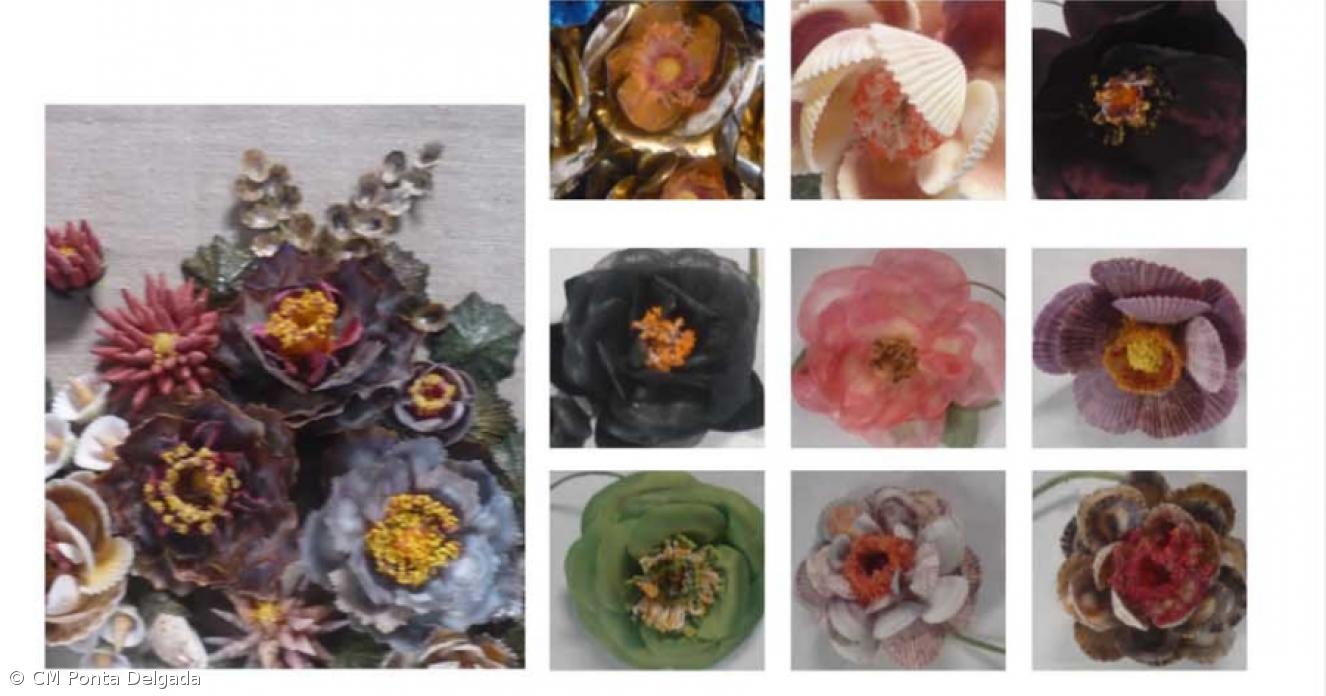 Mostra de flores artificiais em Ponta Delgada