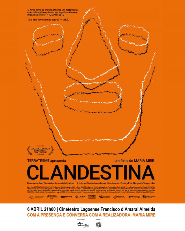 Filme ‘Clandestina’ exibido sábado na Lagoa