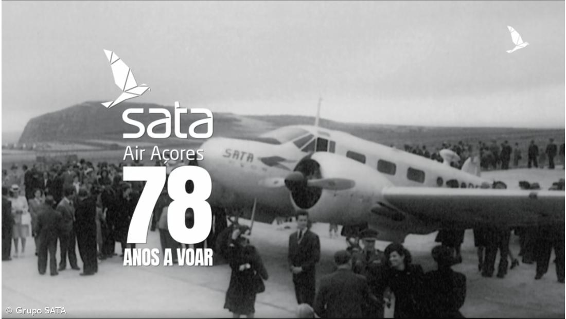 SATA celebrou 78 anos de voos comerciais