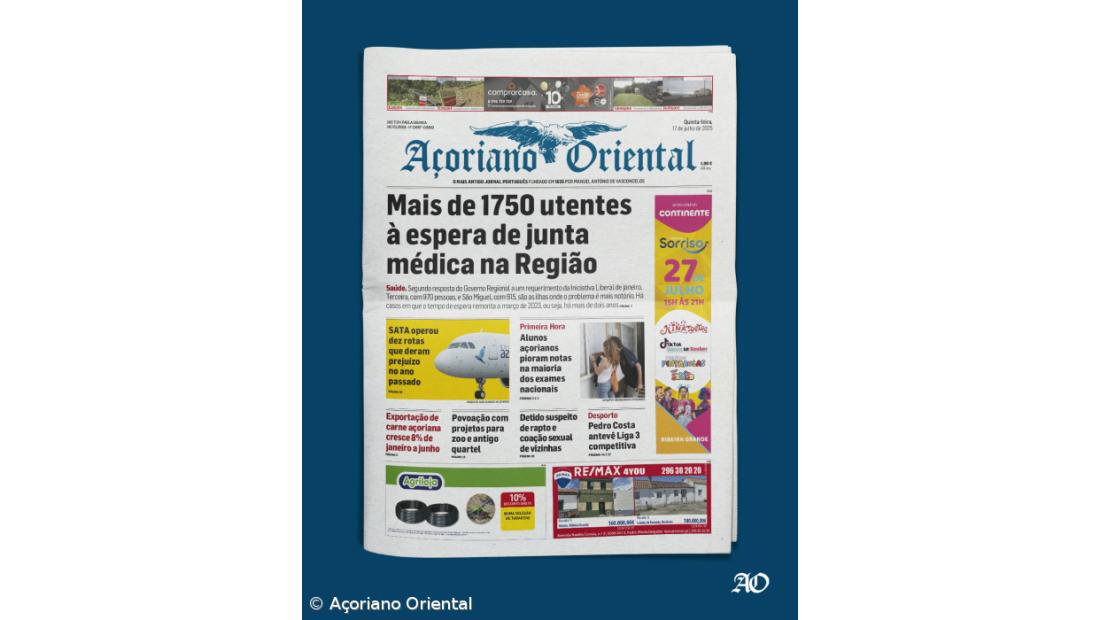 Capa AO 17 julho 2025