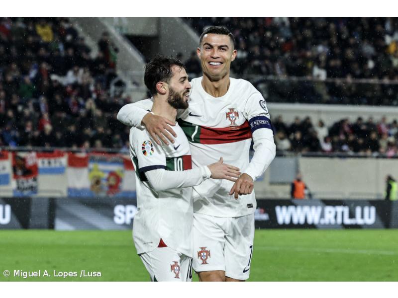 Cristiano Ronaldo a um jogo da internacionalização 200 por Portugal