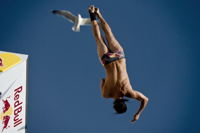 "Cliff Diving é um espetáculo", garante Orlando Duque