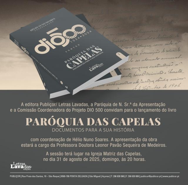 Lançamento do livro “Paróquia das Capelas - documentos para a sua história”