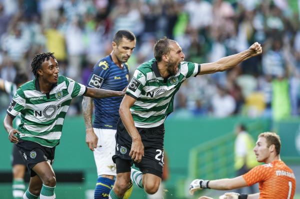 Sporting segura liderança e mantém pleno de vitórias, ao bater Moreirense (vídeos)