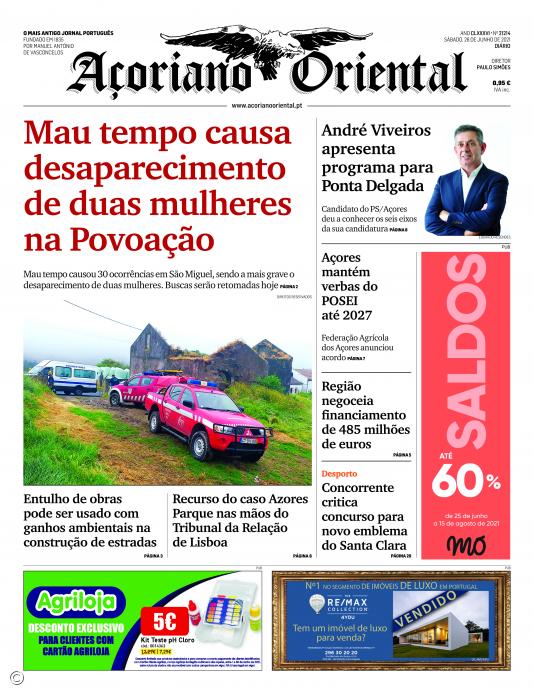 Mau tempo causa desaparecimento de duas mulheres na Povoação - Vimarsana News