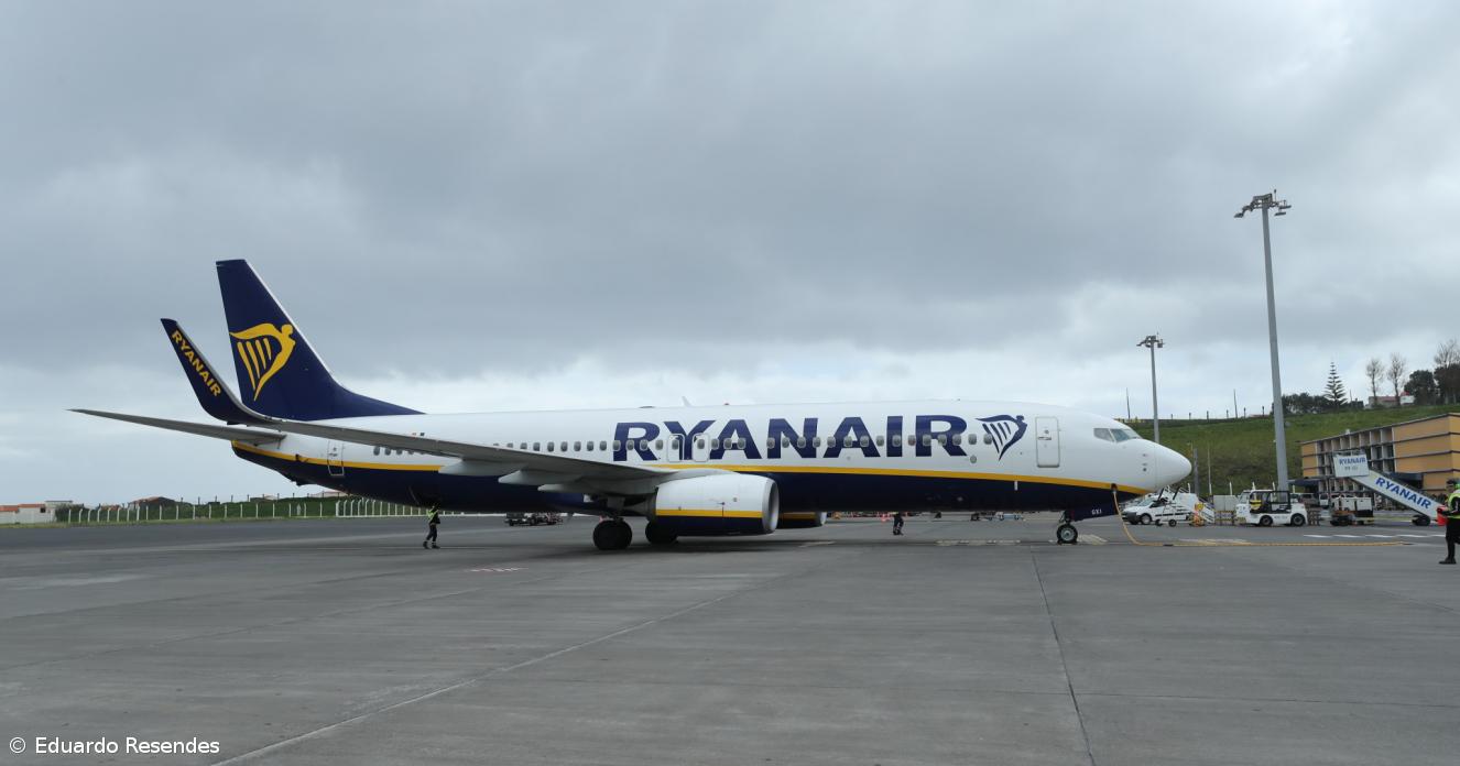 Ryanair pretende reabrir a base em Ponta Delgada 